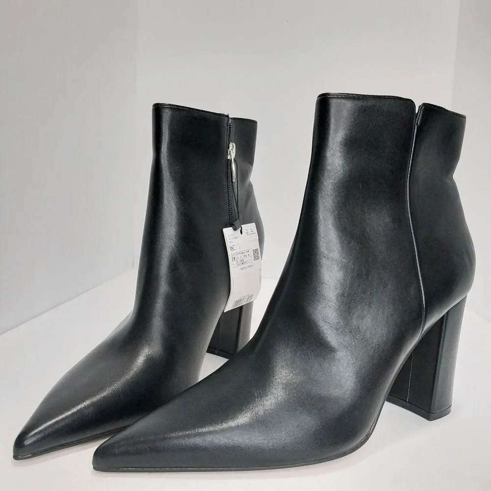 Mango Botin Ankle Boot, NWT,‎ Size 39|US 8.5